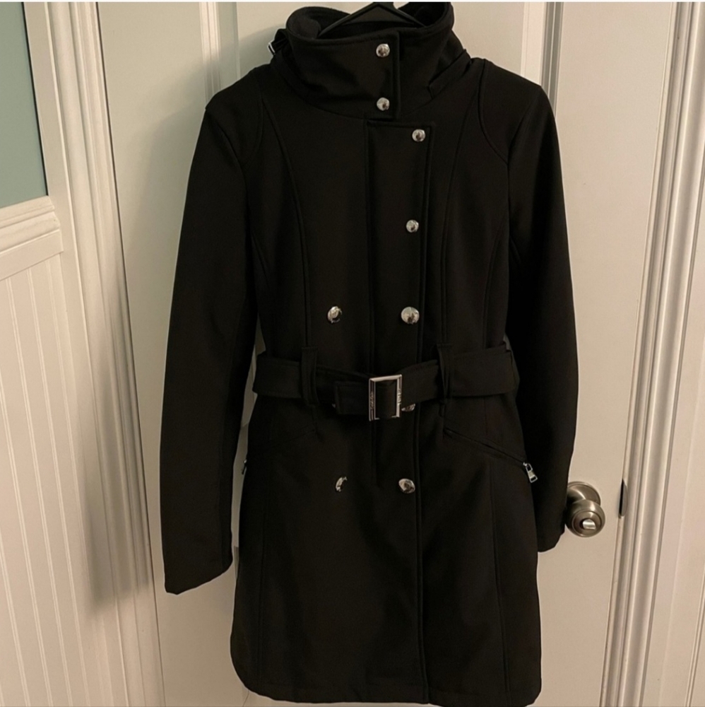Calvin Klein Black Trench Coat